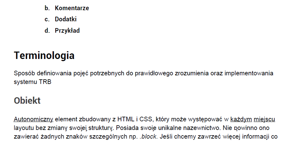 system zarzadzania html css